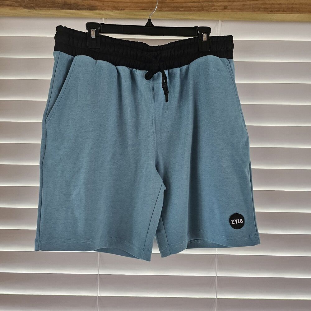 Zyia Nwt Mens Surf Blue Resolve Drawstring Short Men's Size XL